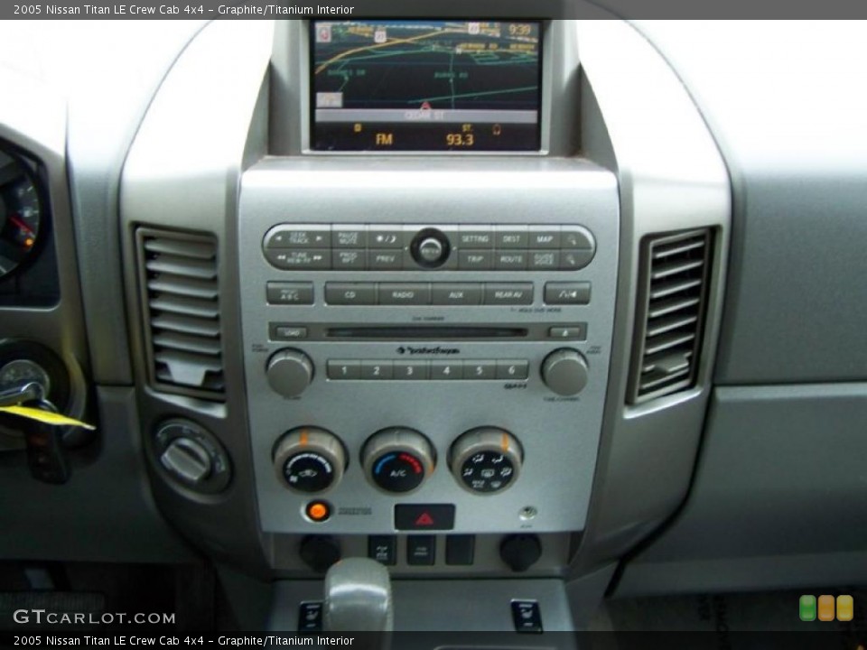 Graphite/Titanium Interior Navigation for the 2005 Nissan Titan LE Crew Cab 4x4 #41044873
