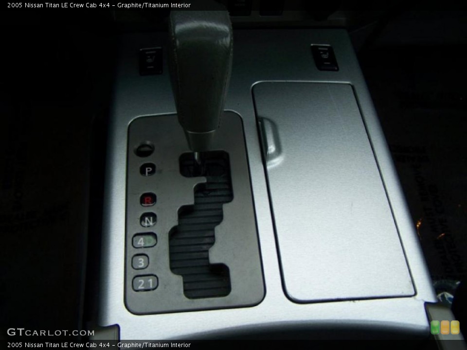 Graphite/Titanium Interior Transmission for the 2005 Nissan Titan LE Crew Cab 4x4 #41045341