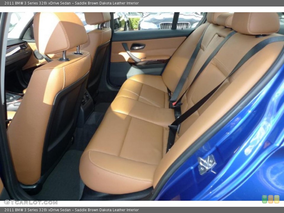 Saddle Brown Dakota Leather Interior Photo for the 2011 BMW 3 Series 328i xDrive Sedan #41046117