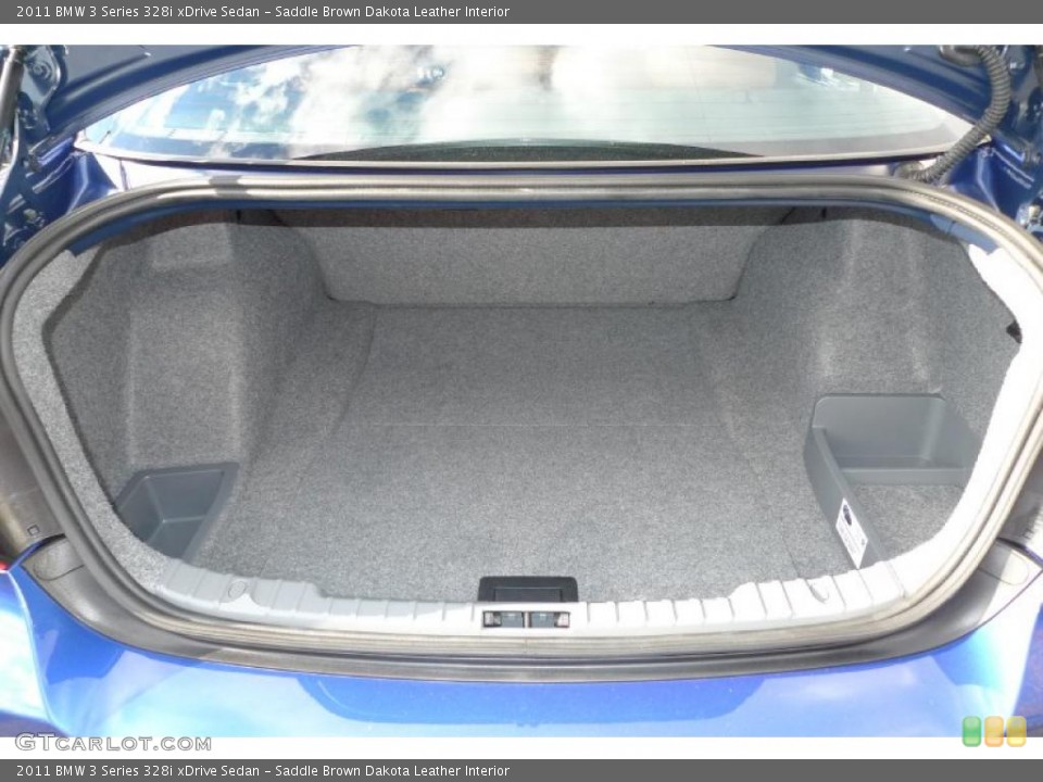 Saddle Brown Dakota Leather Interior Trunk for the 2011 BMW 3 Series 328i xDrive Sedan #41046329