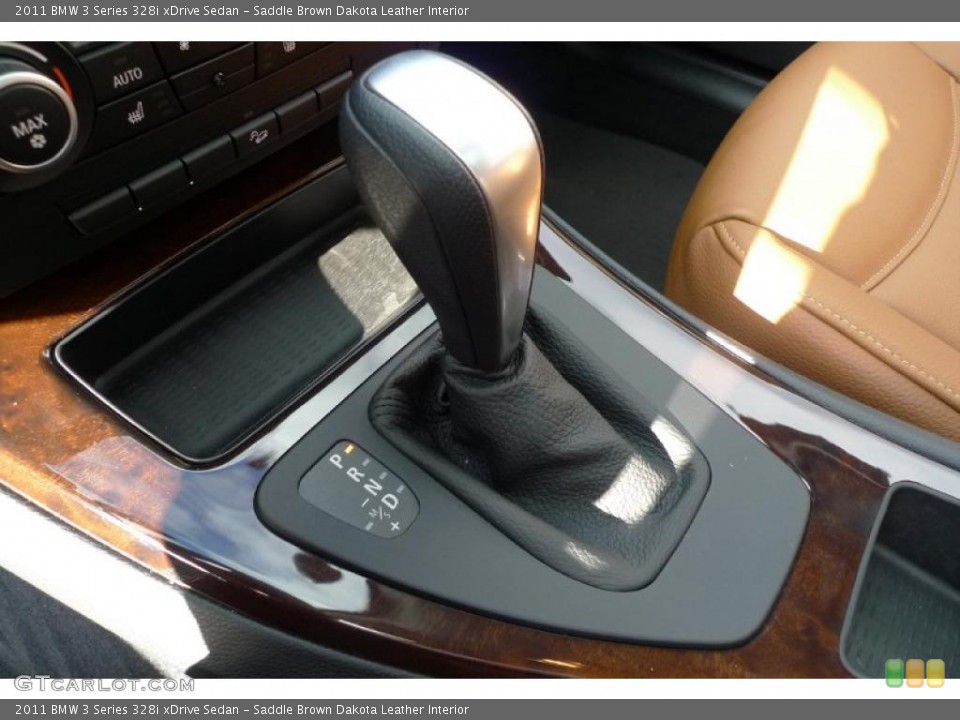 Saddle Brown Dakota Leather Interior Transmission for the 2011 BMW 3 Series 328i xDrive Sedan #41046549