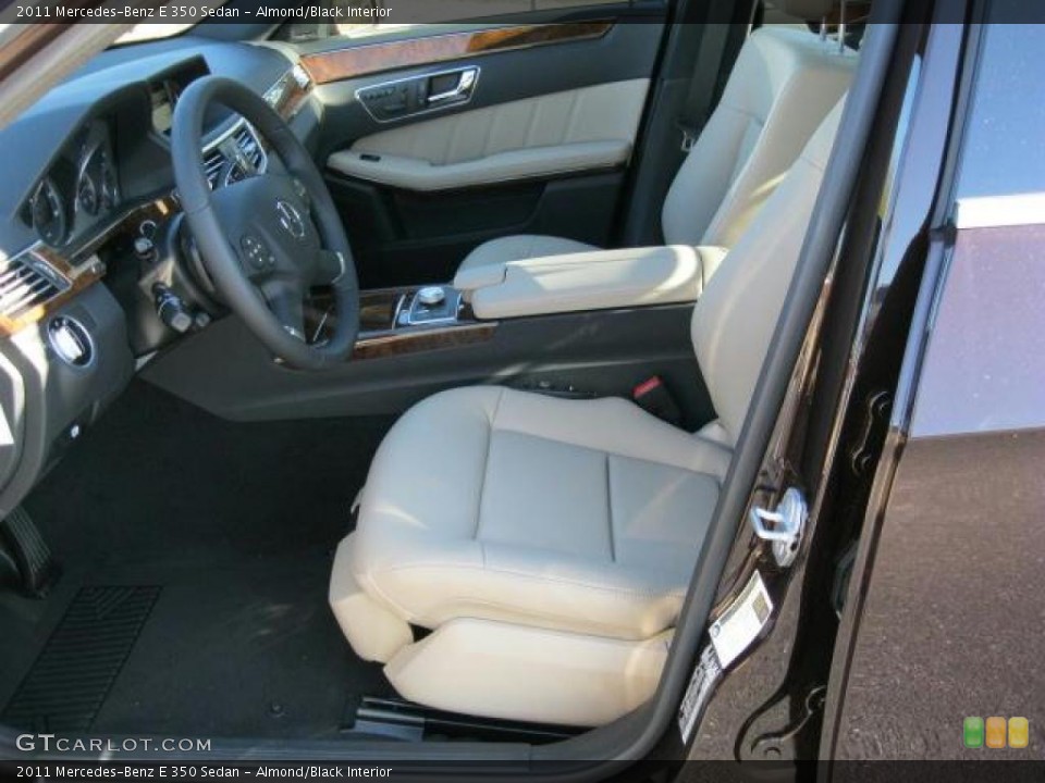 Almond/Black Interior Photo for the 2011 Mercedes-Benz E 350 Sedan #41047218