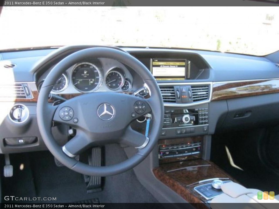 Almond/Black Interior Dashboard for the 2011 Mercedes-Benz E 350 Sedan #41047289