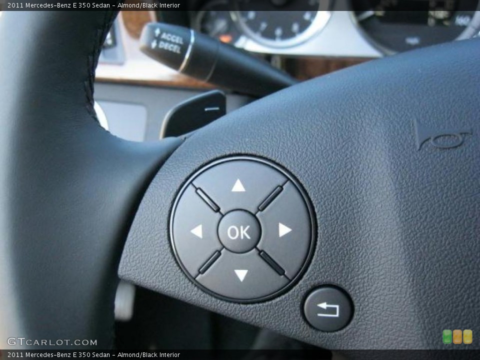 Almond/Black Interior Controls for the 2011 Mercedes-Benz E 350 Sedan #41047357