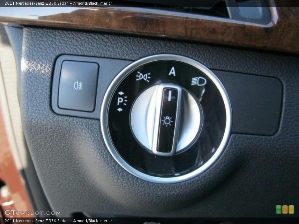Almond/Black Interior Controls for the 2011 Mercedes-Benz E 350 Sedan #41047401