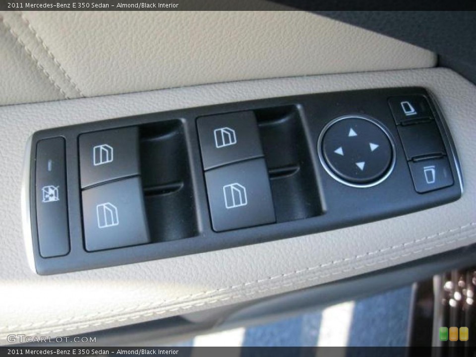 Almond/Black Interior Controls for the 2011 Mercedes-Benz E 350 Sedan #41047461