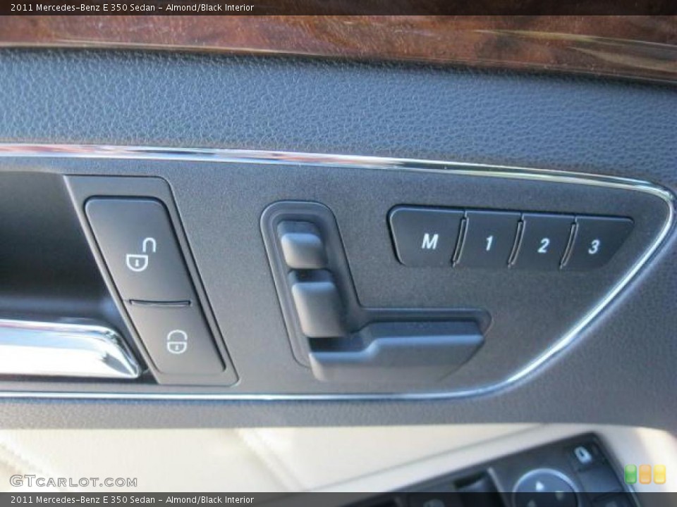 Almond/Black Interior Controls for the 2011 Mercedes-Benz E 350 Sedan #41047481