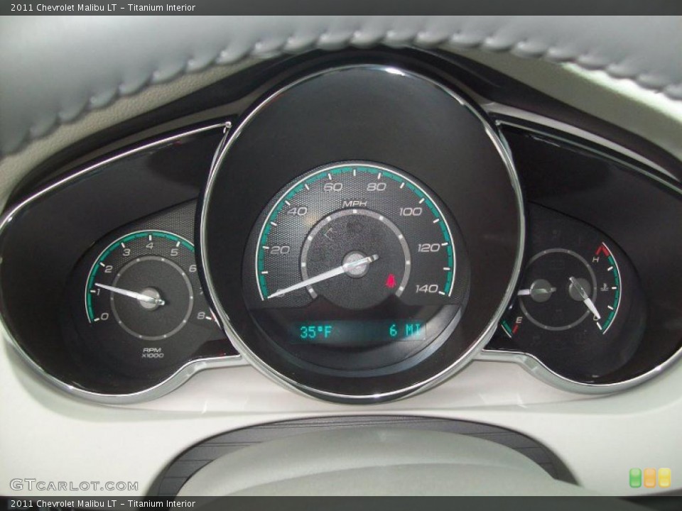 Titanium Interior Gauges for the 2011 Chevrolet Malibu LT #41047805