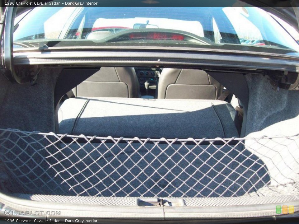 Dark Gray Interior Trunk for the 1996 Chevrolet Cavalier Sedan #41049761