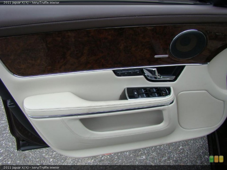 Ivory/Truffle Interior Door Panel for the 2011 Jaguar XJ XJ #41049909