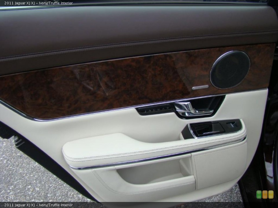 Ivory/Truffle Interior Door Panel for the 2011 Jaguar XJ XJ #41049969
