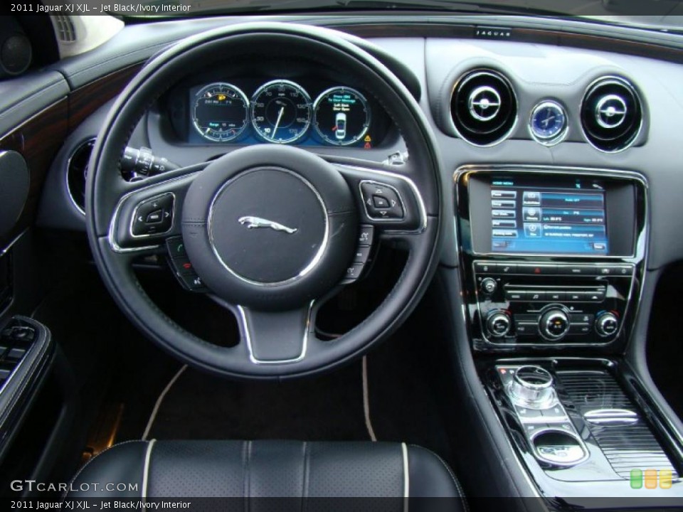 Jet Black/Ivory Interior Dashboard for the 2011 Jaguar XJ XJL #41050545