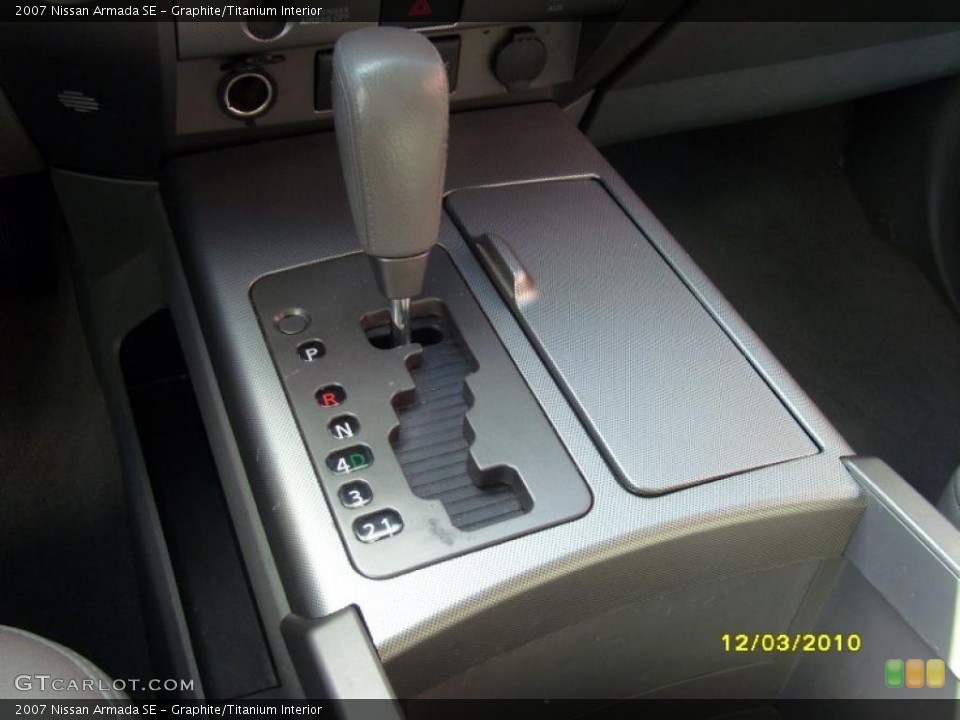 Graphite/Titanium Interior Transmission for the 2007 Nissan Armada SE #41053745