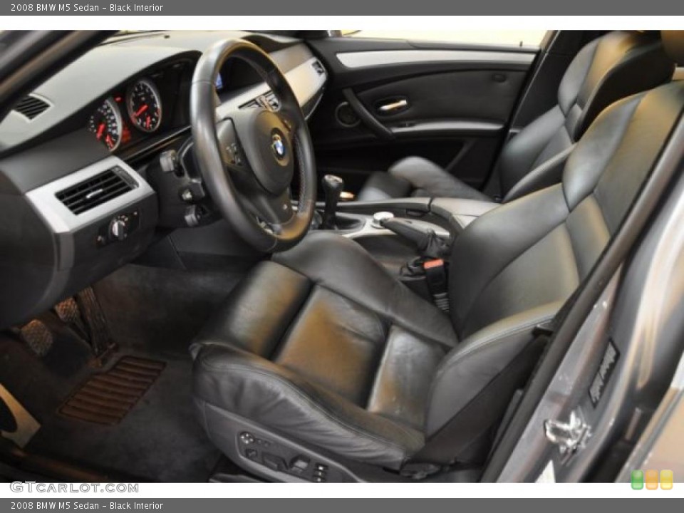 Black Interior Photo for the 2008 BMW M5 Sedan #41053889