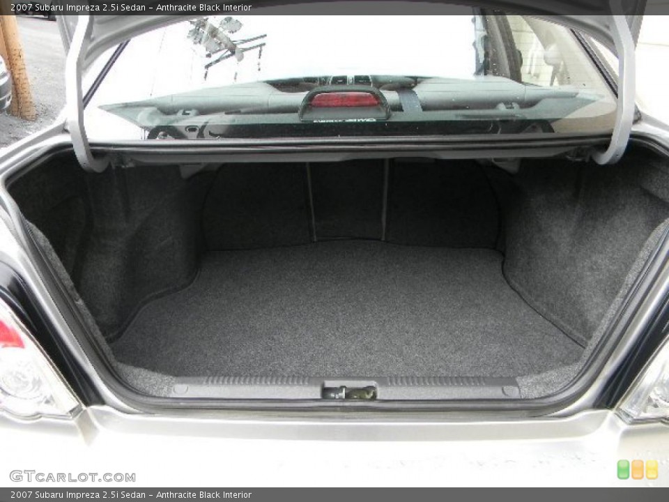 Anthracite Black Interior Trunk for the 2007 Subaru Impreza 2.5i Sedan #41054665