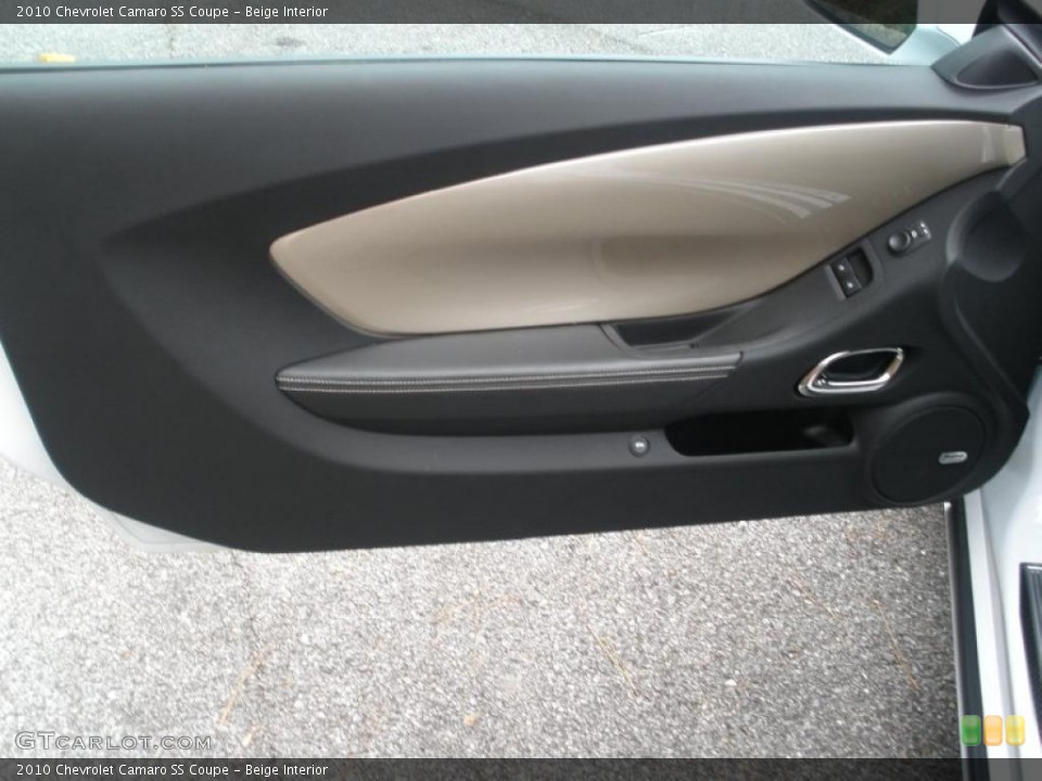 Beige Interior Door Panel for the 2010 Chevrolet Camaro SS Coupe #41056021