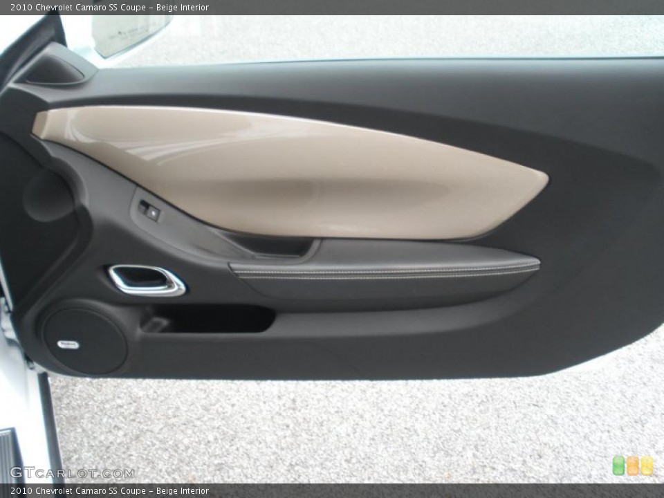 Beige Interior Door Panel for the 2010 Chevrolet Camaro SS Coupe #41056037