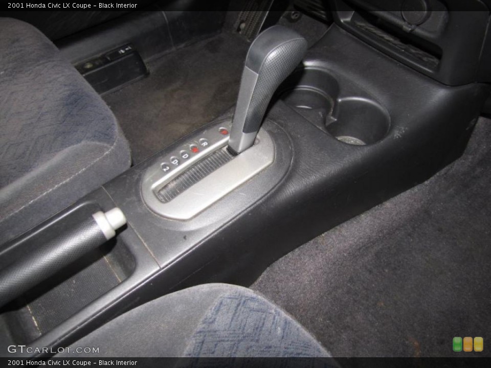 Black Interior Transmission for the 2001 Honda Civic LX Coupe #41056550