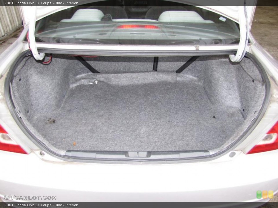 Black Interior Trunk for the 2001 Honda Civic LX Coupe #41056554