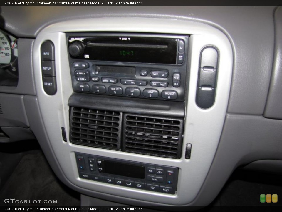 Dark Graphite Interior Controls for the 2002 Mercury Mountaineer  #41056622