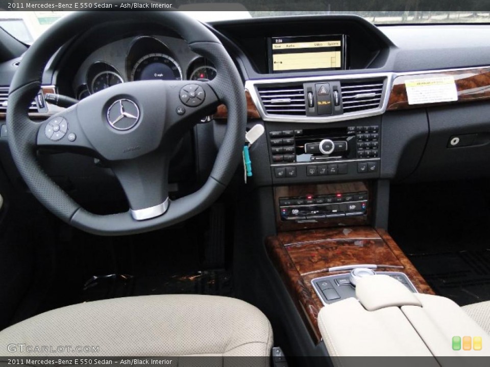 Ash/Black Interior Dashboard for the 2011 Mercedes-Benz E 550 Sedan #41059359