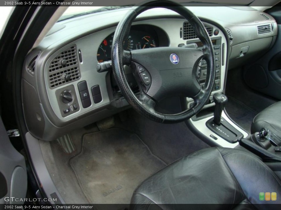 Charcoal Grey Interior Prime Interior for the 2002 Saab 9-5 Aero Sedan #41059407