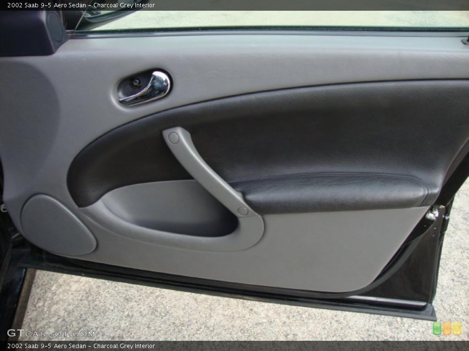 Charcoal Grey Interior Door Panel for the 2002 Saab 9-5 Aero Sedan #41059539