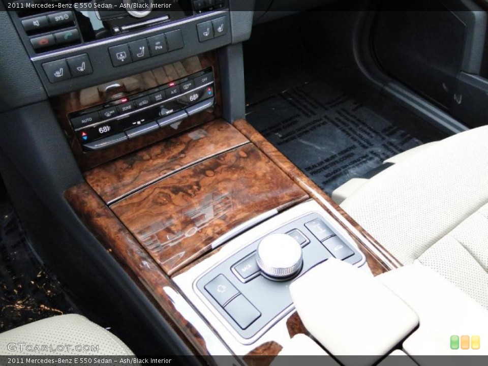 Ash/Black Interior Controls for the 2011 Mercedes-Benz E 550 Sedan #41059687