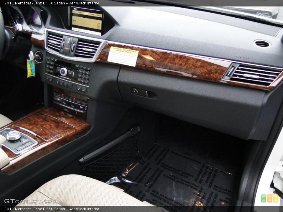 Ash/Black Interior Dashboard for the 2011 Mercedes-Benz E 550 Sedan #41059723