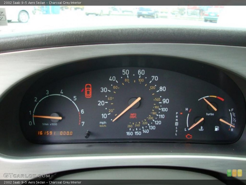 Charcoal Grey Interior Gauges for the 2002 Saab 9-5 Aero Sedan #41059907