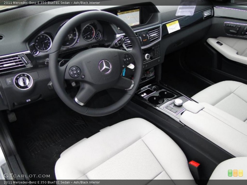 Ash/Black Interior Prime Interior for the 2011 Mercedes-Benz E 350 BlueTEC Sedan #41060047