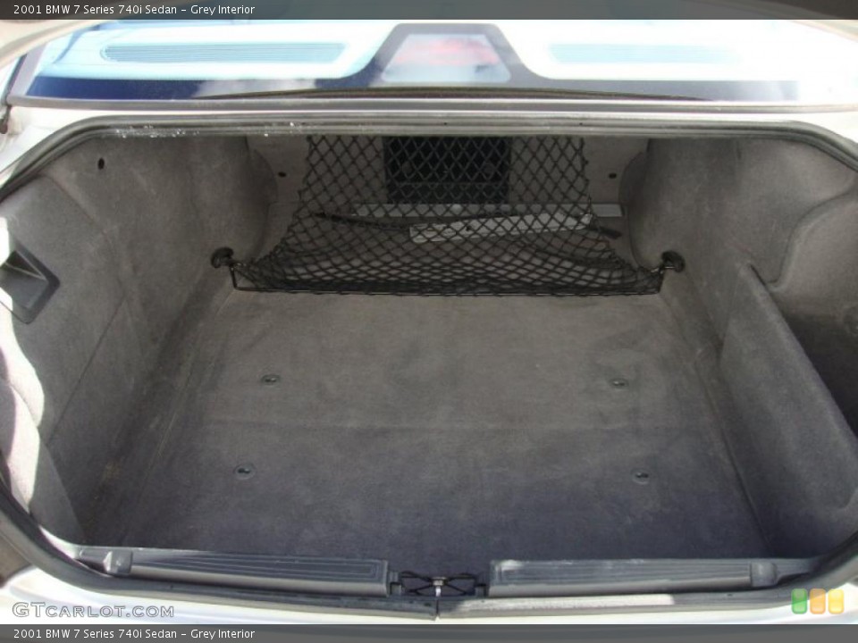Grey Interior Trunk for the 2001 BMW 7 Series 740i Sedan #41060499