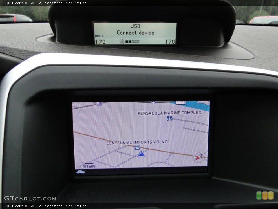 Sandstone Beige Interior Navigation for the 2011 Volvo XC60 3.2 #41060583