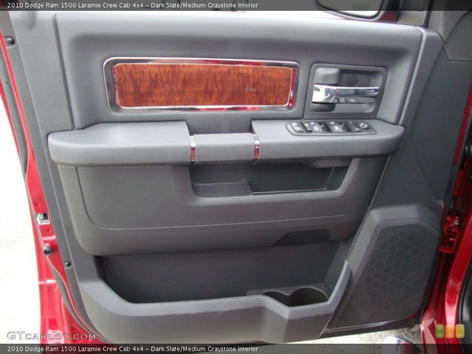 Dark Slate/Medium Graystone Interior Door Panel for the 2010 Dodge Ram 1500 Laramie Crew Cab 4x4 #41060991