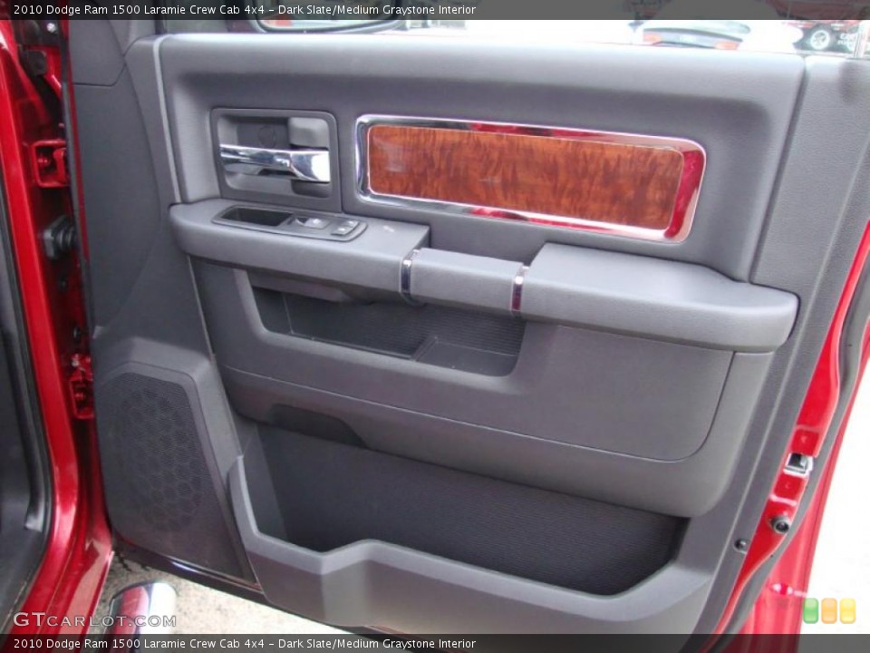 Dark Slate/Medium Graystone Interior Door Panel for the 2010 Dodge Ram 1500 Laramie Crew Cab 4x4 #41061135