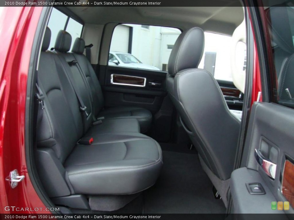 Dark Slate/Medium Graystone Interior Photo for the 2010 Dodge Ram 1500 Laramie Crew Cab 4x4 #41061147