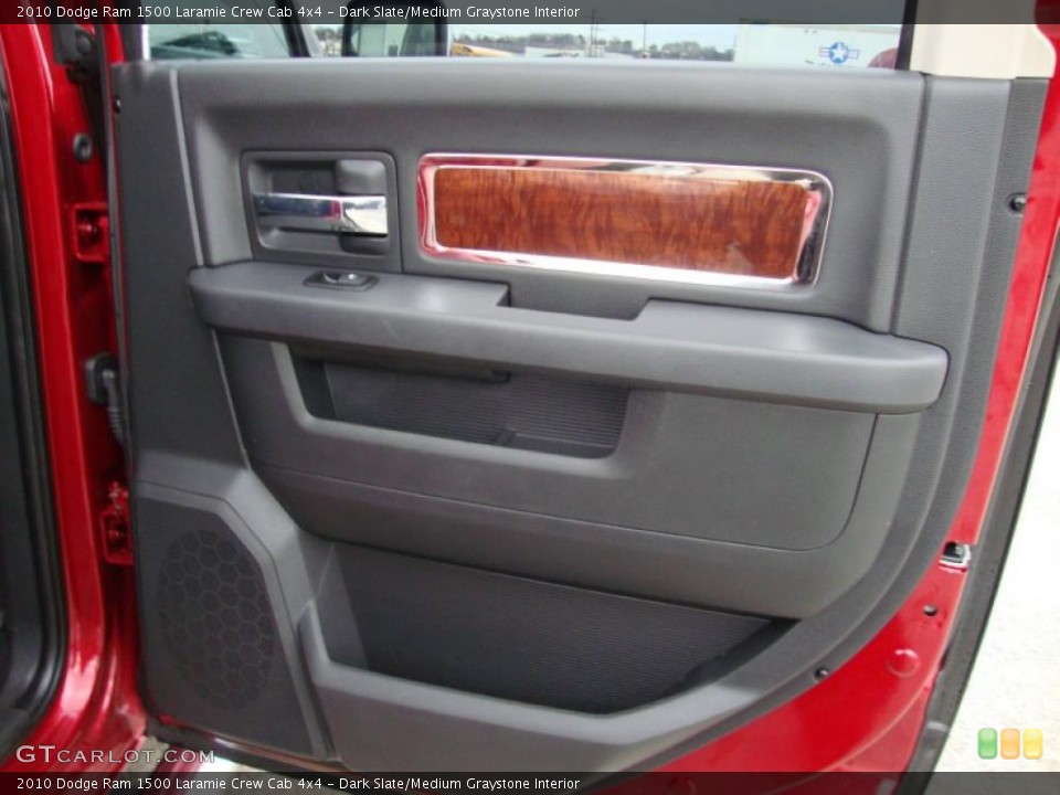 Dark Slate/Medium Graystone Interior Door Panel for the 2010 Dodge Ram 1500 Laramie Crew Cab 4x4 #41061167