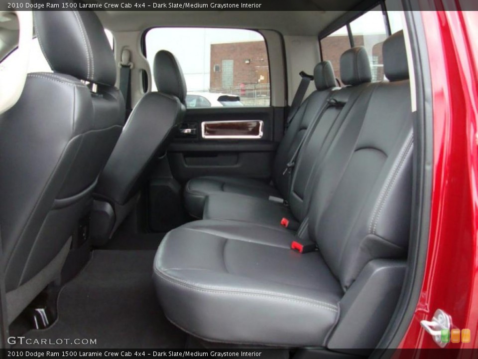 Dark Slate/Medium Graystone Interior Photo for the 2010 Dodge Ram 1500 Laramie Crew Cab 4x4 #41061187