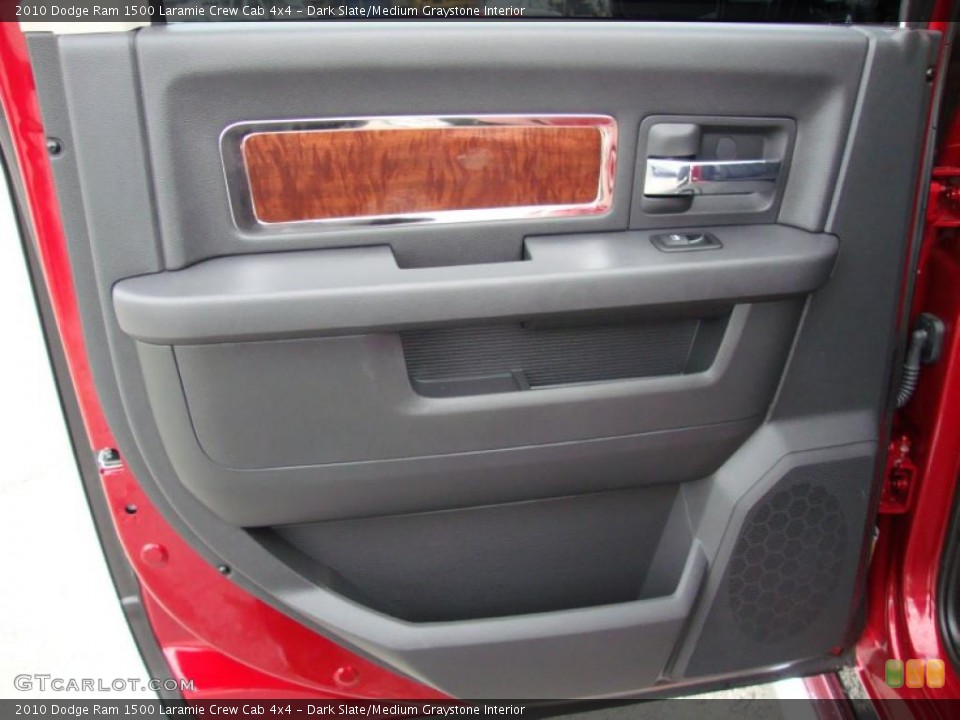 Dark Slate/Medium Graystone Interior Door Panel for the 2010 Dodge Ram 1500 Laramie Crew Cab 4x4 #41061199
