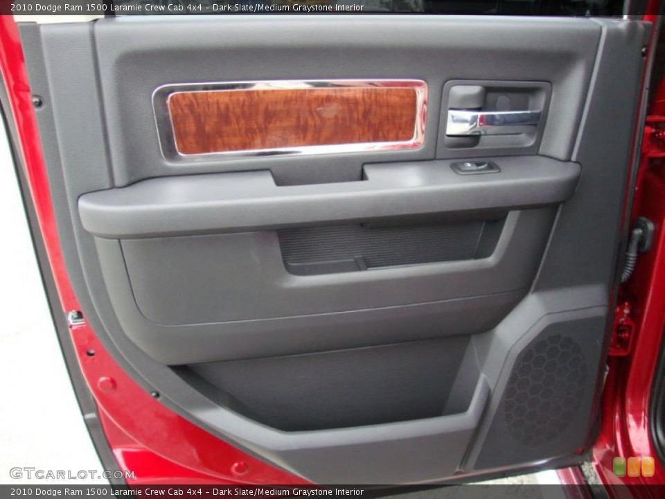 Dark Slate/Medium Graystone Interior Door Panel for the 2010 Dodge Ram 1500 Laramie Crew Cab 4x4 #41061199