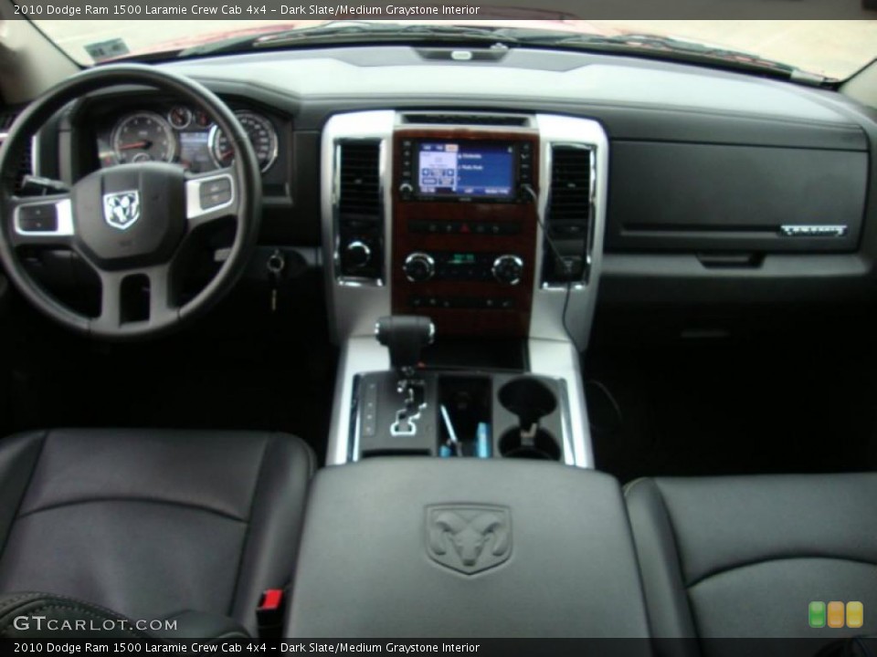 Dark Slate/Medium Graystone Interior Dashboard for the 2010 Dodge Ram 1500 Laramie Crew Cab 4x4 #41061219