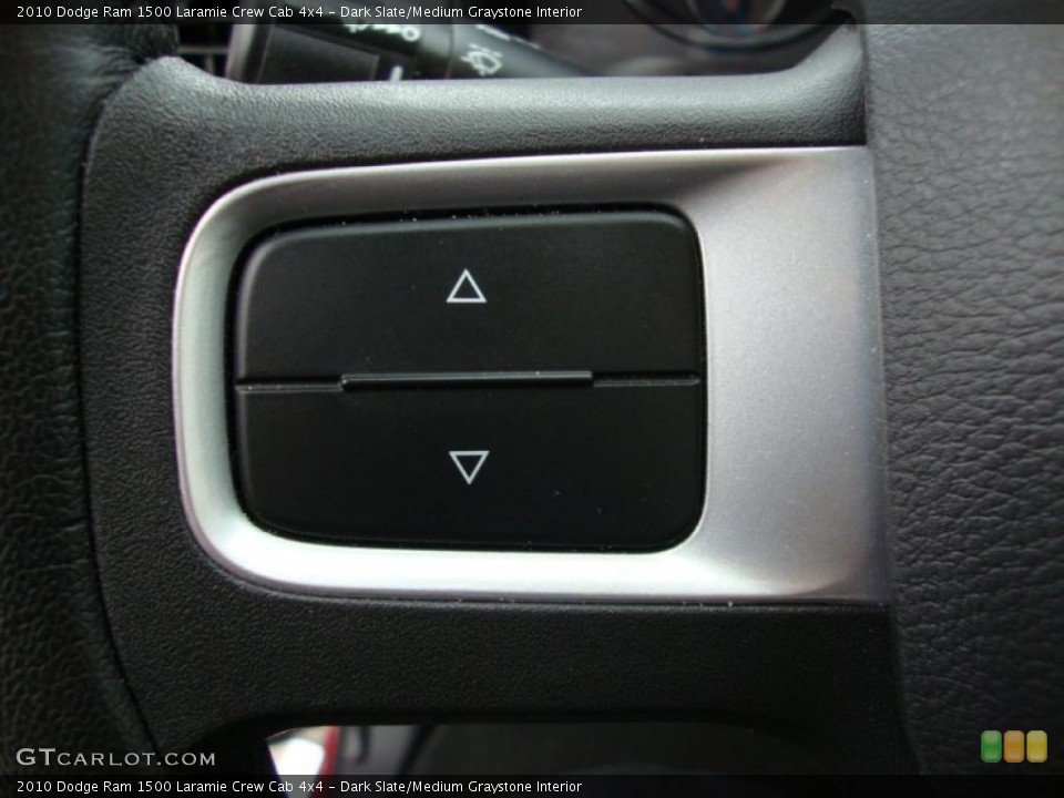 Dark Slate/Medium Graystone Interior Controls for the 2010 Dodge Ram 1500 Laramie Crew Cab 4x4 #41061579