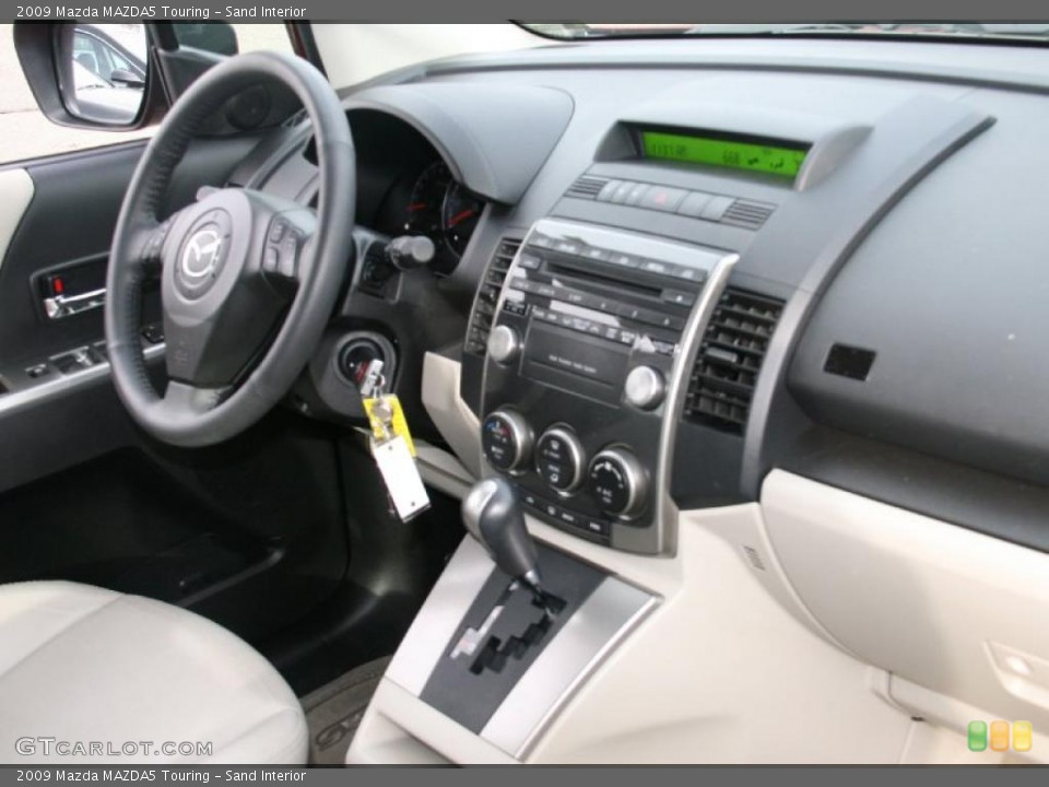 Sand Interior Dashboard for the 2009 Mazda MAZDA5 Touring #41061679