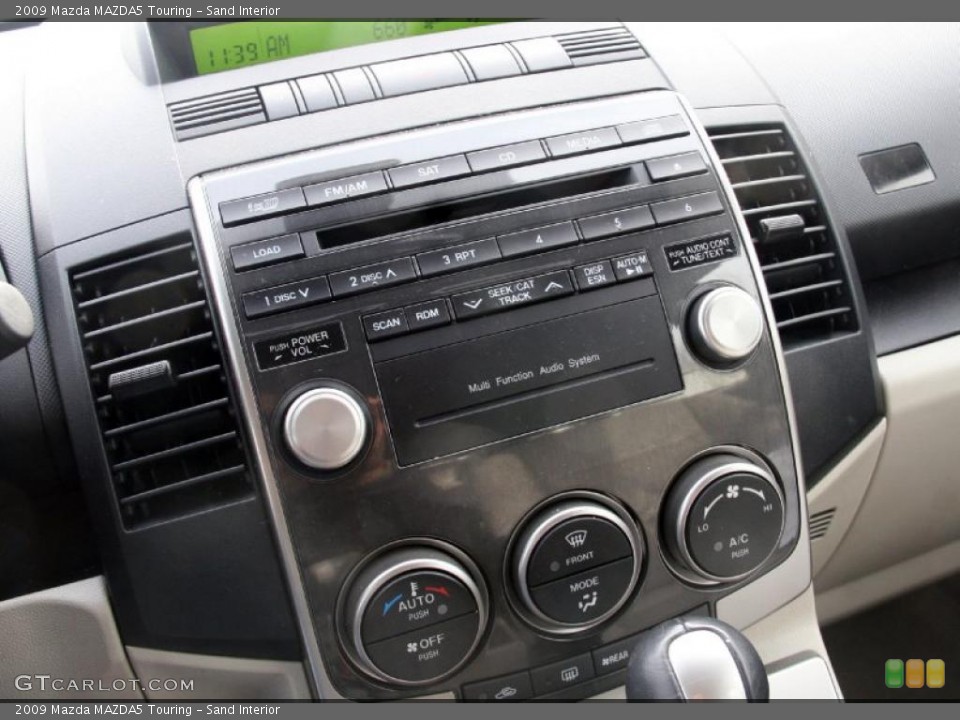Sand Interior Controls for the 2009 Mazda MAZDA5 Touring #41061739