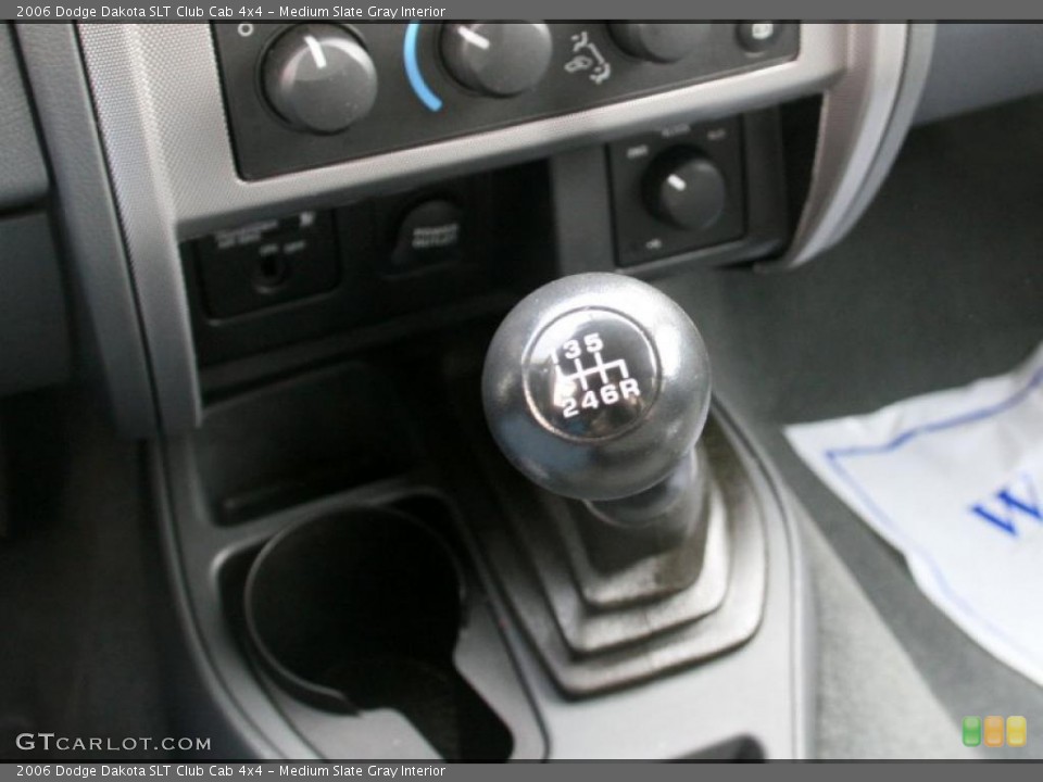 Medium Slate Gray Interior Transmission for the 2006 Dodge Dakota SLT Club Cab 4x4 #41062611