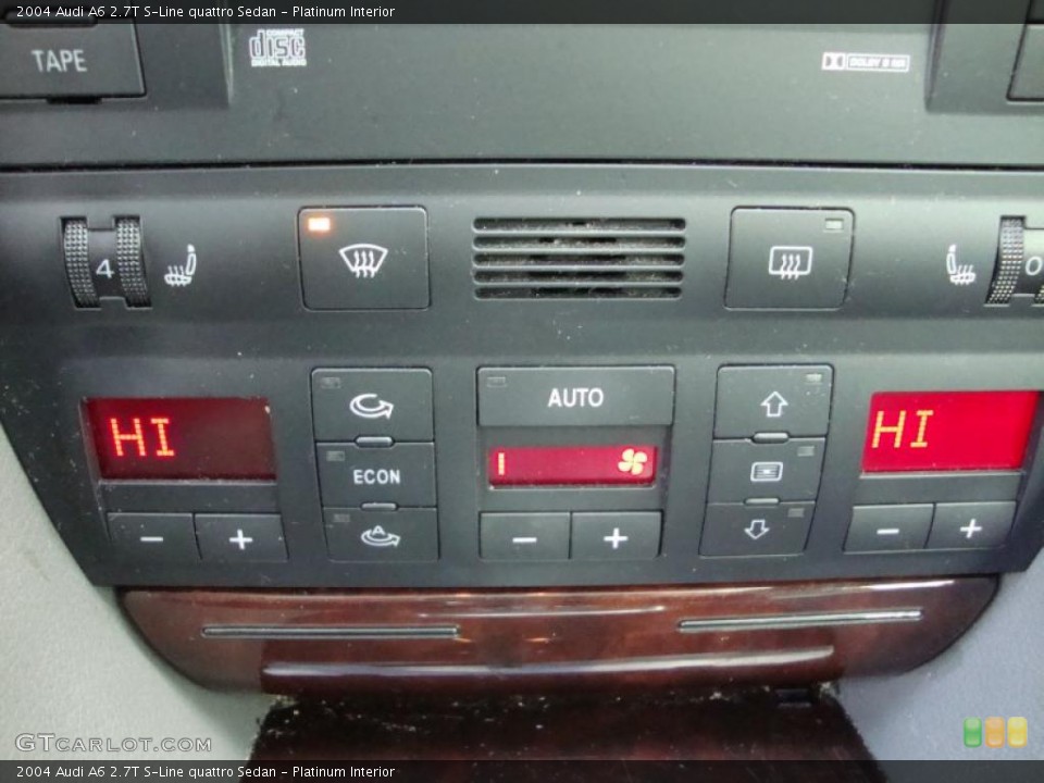 Platinum Interior Controls for the 2004 Audi A6 2.7T S-Line quattro Sedan #41063147