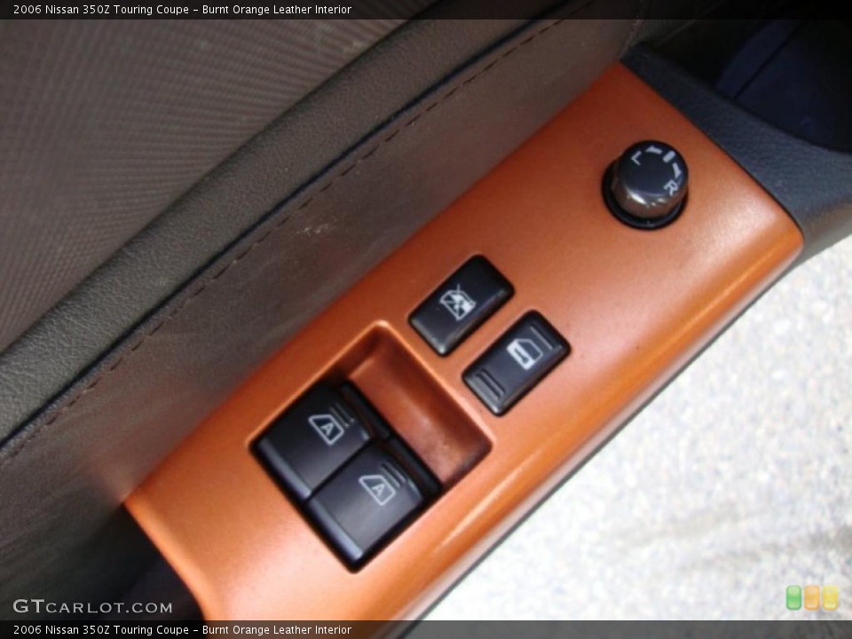 Burnt Orange Leather Interior Controls for the 2006 Nissan 350Z Touring Coupe #41063547