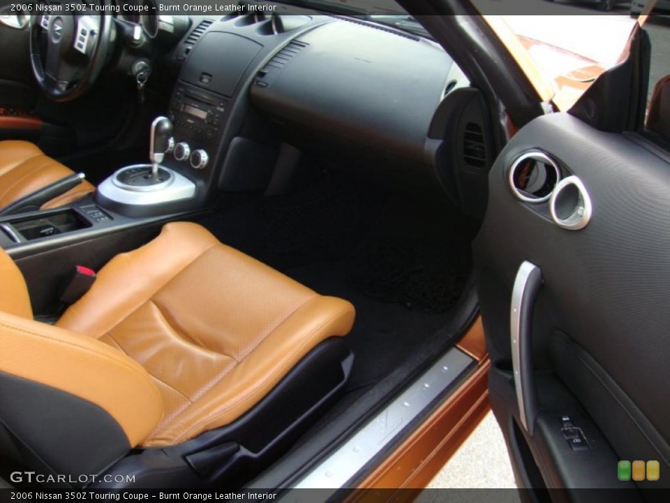 Burnt Orange Leather Interior Dashboard for the 2006 Nissan 350Z Touring Coupe #41063603