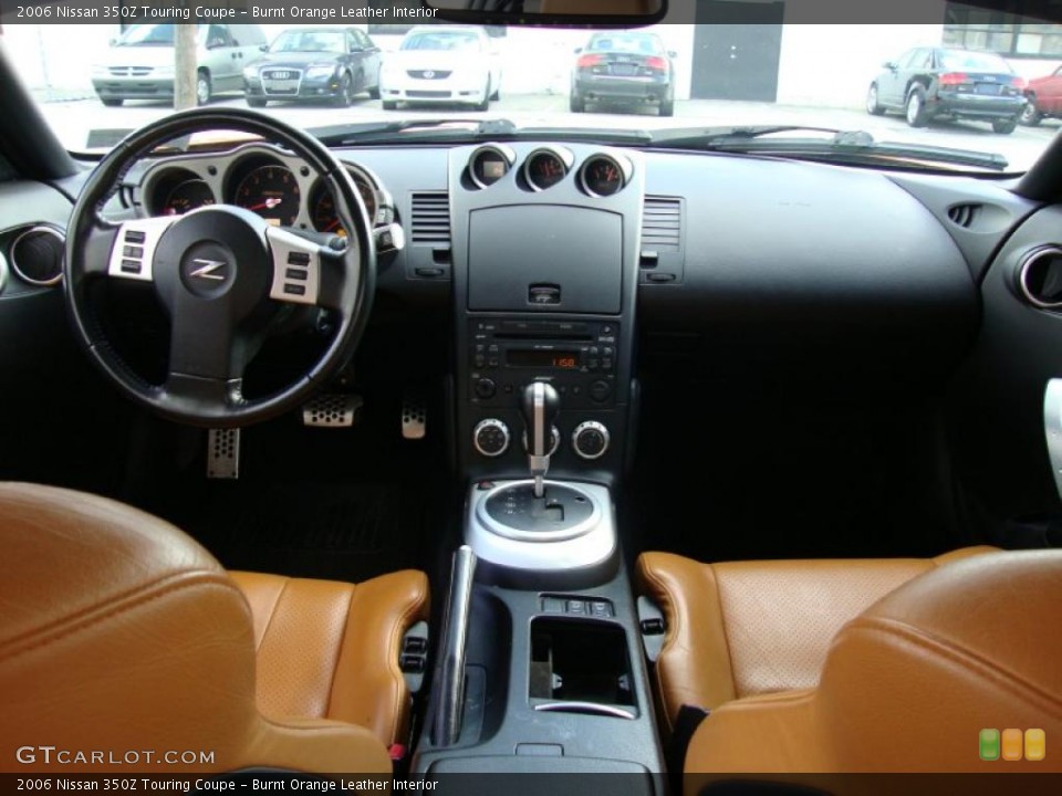 Burnt Orange Leather Interior Prime Interior for the 2006 Nissan 350Z Touring Coupe #41063691