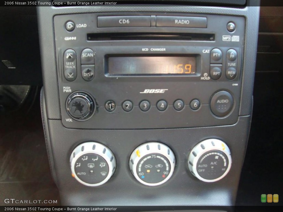 Burnt Orange Leather Interior Controls for the 2006 Nissan 350Z Touring Coupe #41063903
